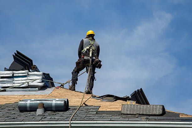 Professional Roof Repair technician working in Newark, NY